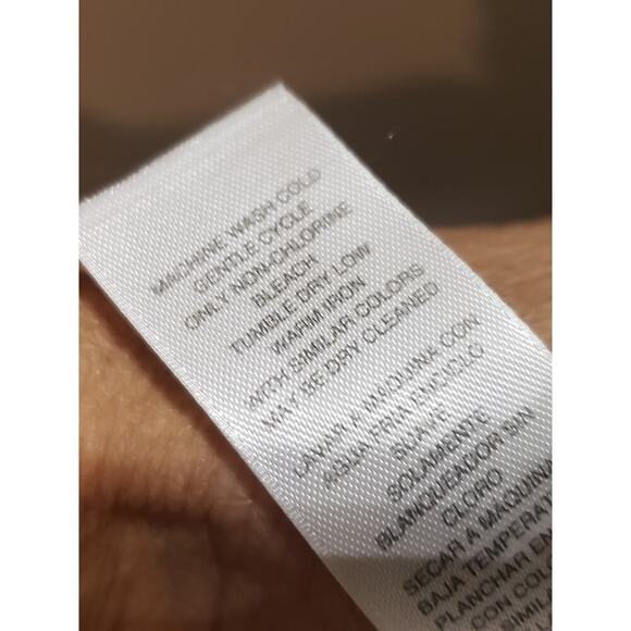 Weekends by Chico's T-Shirt Women Size 0/S Multicolor Geometric Print Cap Sleeve - Picture 7 of 14